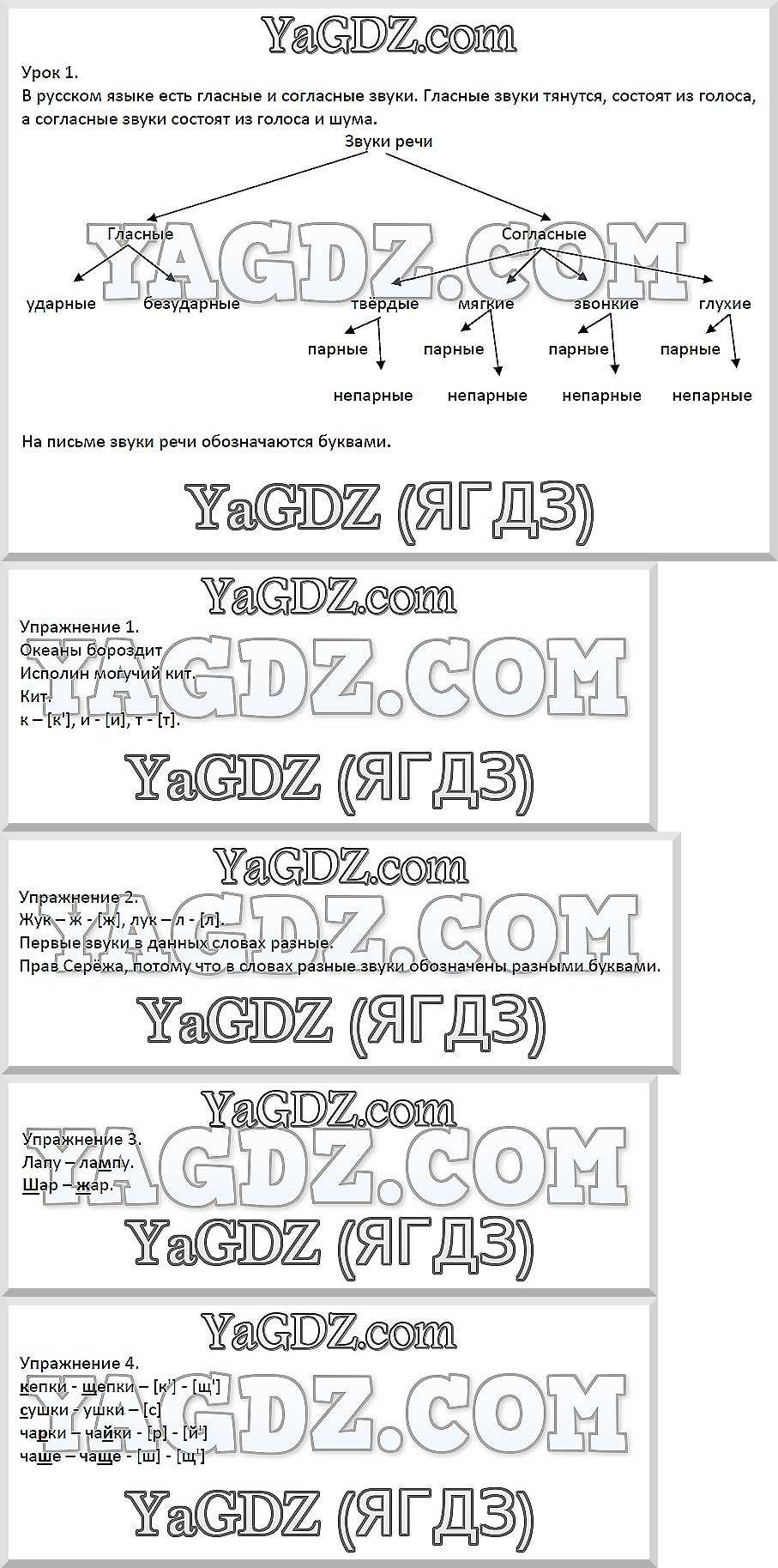 Ч-1. Уроки: №1 - решебник №2