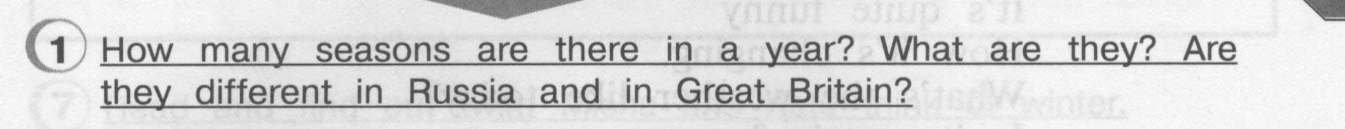Часть 1. Страница 3-6, Lesson 1. Seasons: 1 - условие Часть 1. Страница 3-6, Lesson 1. Seasons: 1 - условие