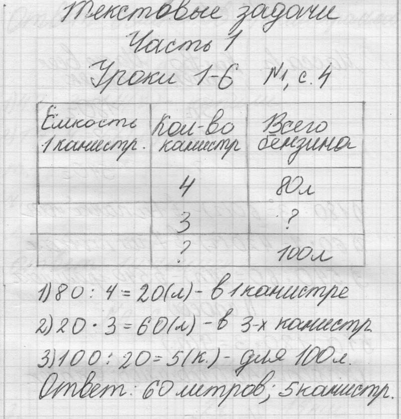 Задания Задания часть 1. Урок -и - 1-6: 1 - решение