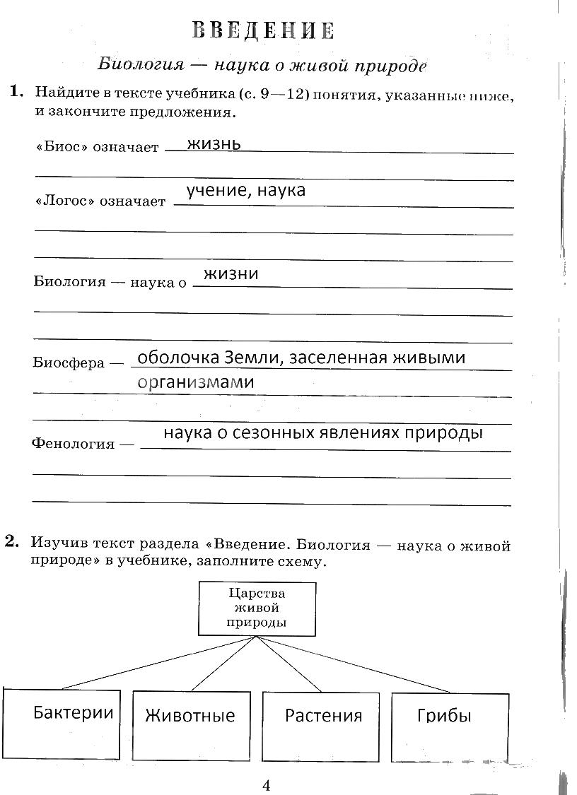 Рабочая тетрадь: стр. 4 - решение Рабочая тетрадь: стр. 4 - решение