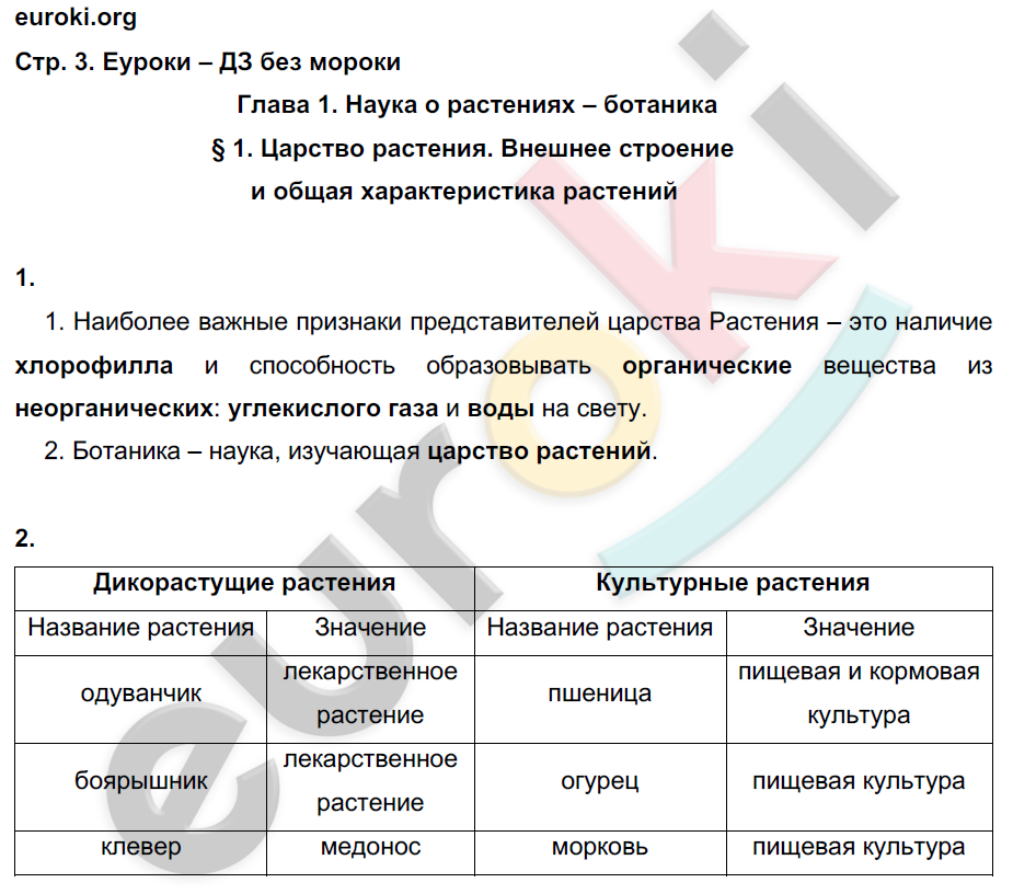 Часть 1. Задания из учебника: с.3 - решебник №1 Часть 1. Задания из учебника: с.3 - решебник №1