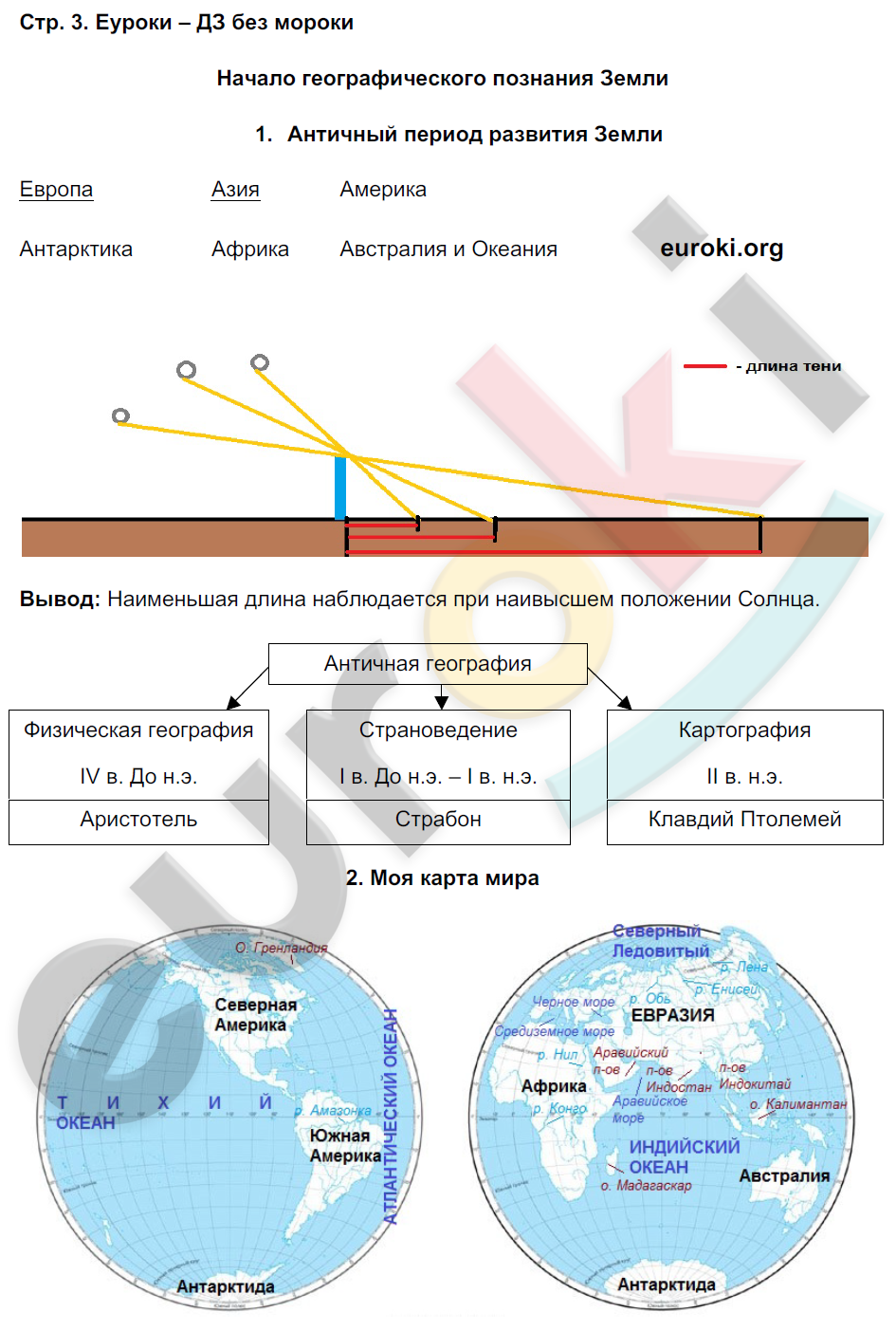 Задания из учебника: с.3 - решение Задания из учебника: с.3 - решение
