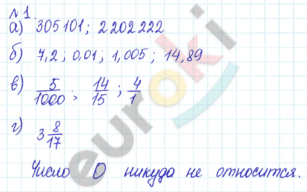 Повторение за 5 класс: 1 - решение