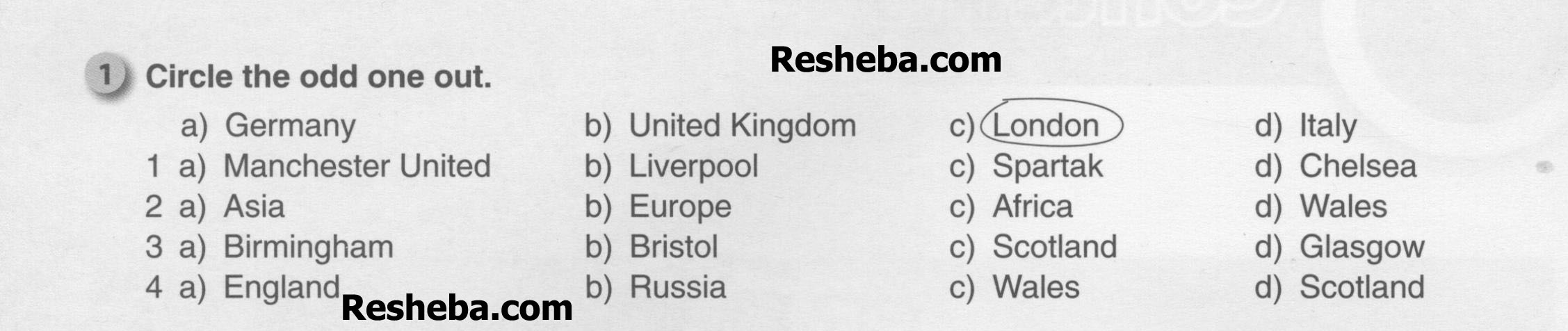 Starter Unit. Страницы с 6 по 8: 1 - условие