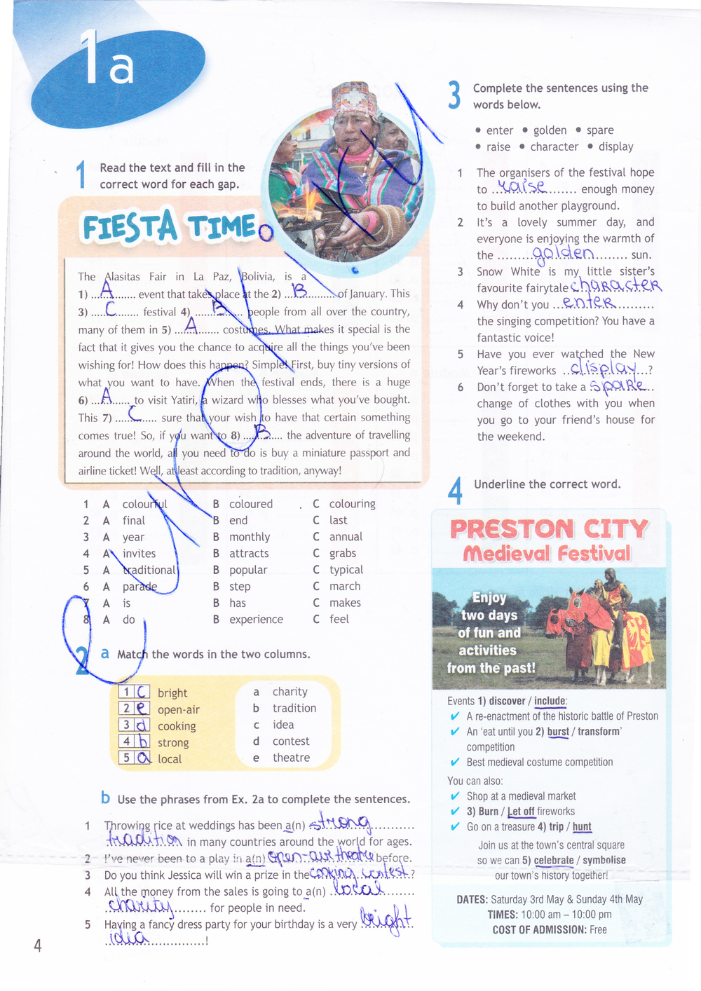 Задания из учебника: с.4 - решебник №3